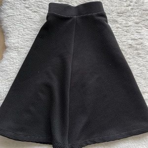 Black A-Line Skirt